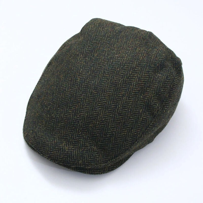 Traditional Herringbone Tweed Hat
